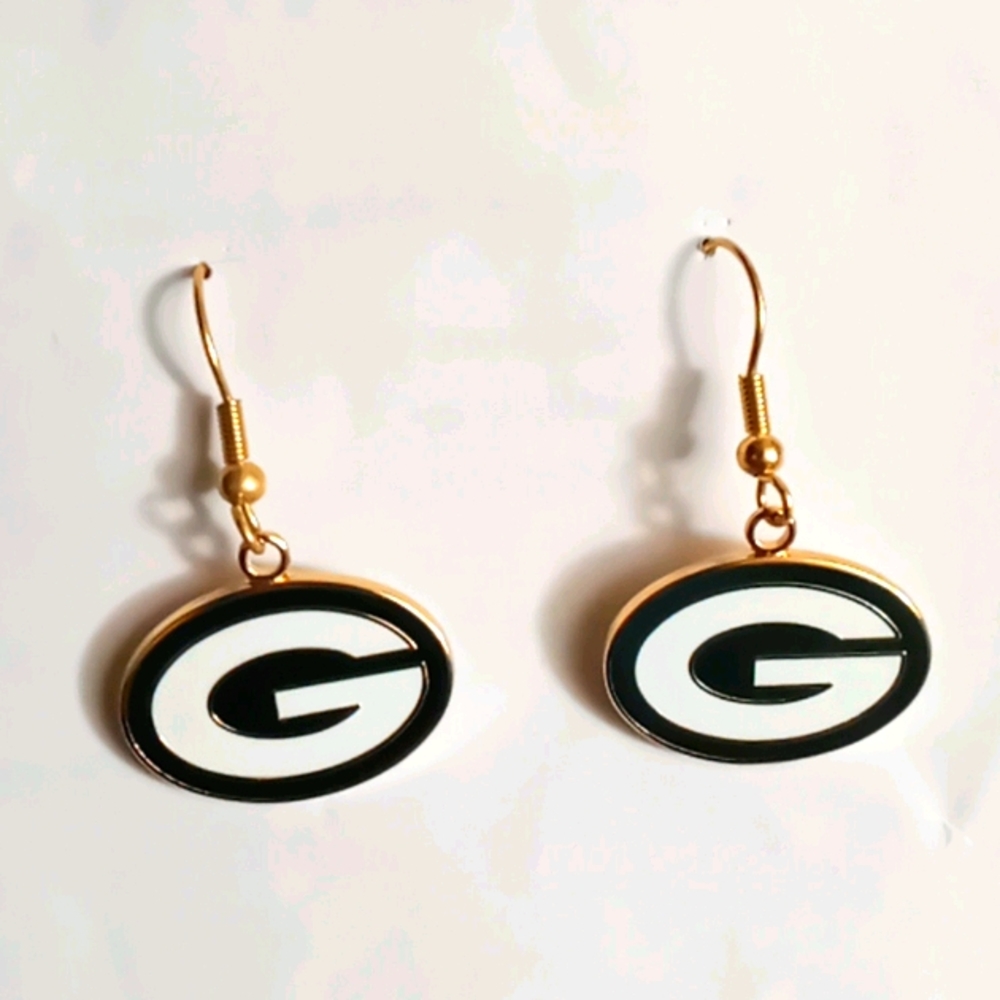 Green bay packers earrings